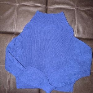 Aritzia Vibrant Blue Turtleneck Sweater